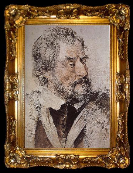 framed  Peter Paul Rubens Portrait of thomas, ta009-2